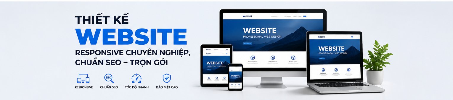Thiết Kế Website Responsive Chuyên Nghiệp, Chuẩn SEO – Trọn Gói